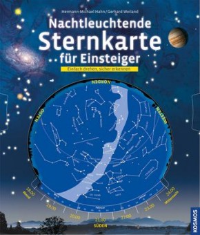KOSMOS "NACHTLEUCHTENDE STERNKARTE"   , HAHN 
