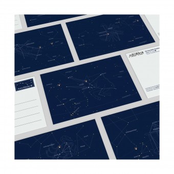 ASTROMEDIA STERNBILD POSTKARTEN SET 