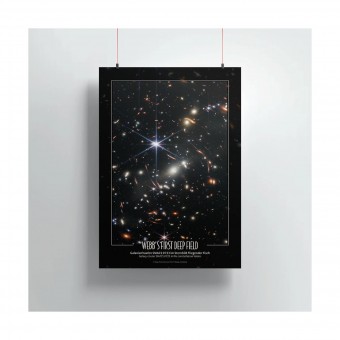 ASTROMEDIA POSTER  WEBB DEEP FIELD 